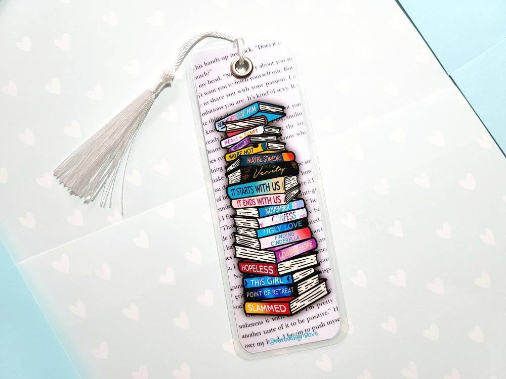 Colleen Hoover bookmark for women, romance reader gift, it's a coho thing bookmark, page marker for book lovers, bookish merch, best seller