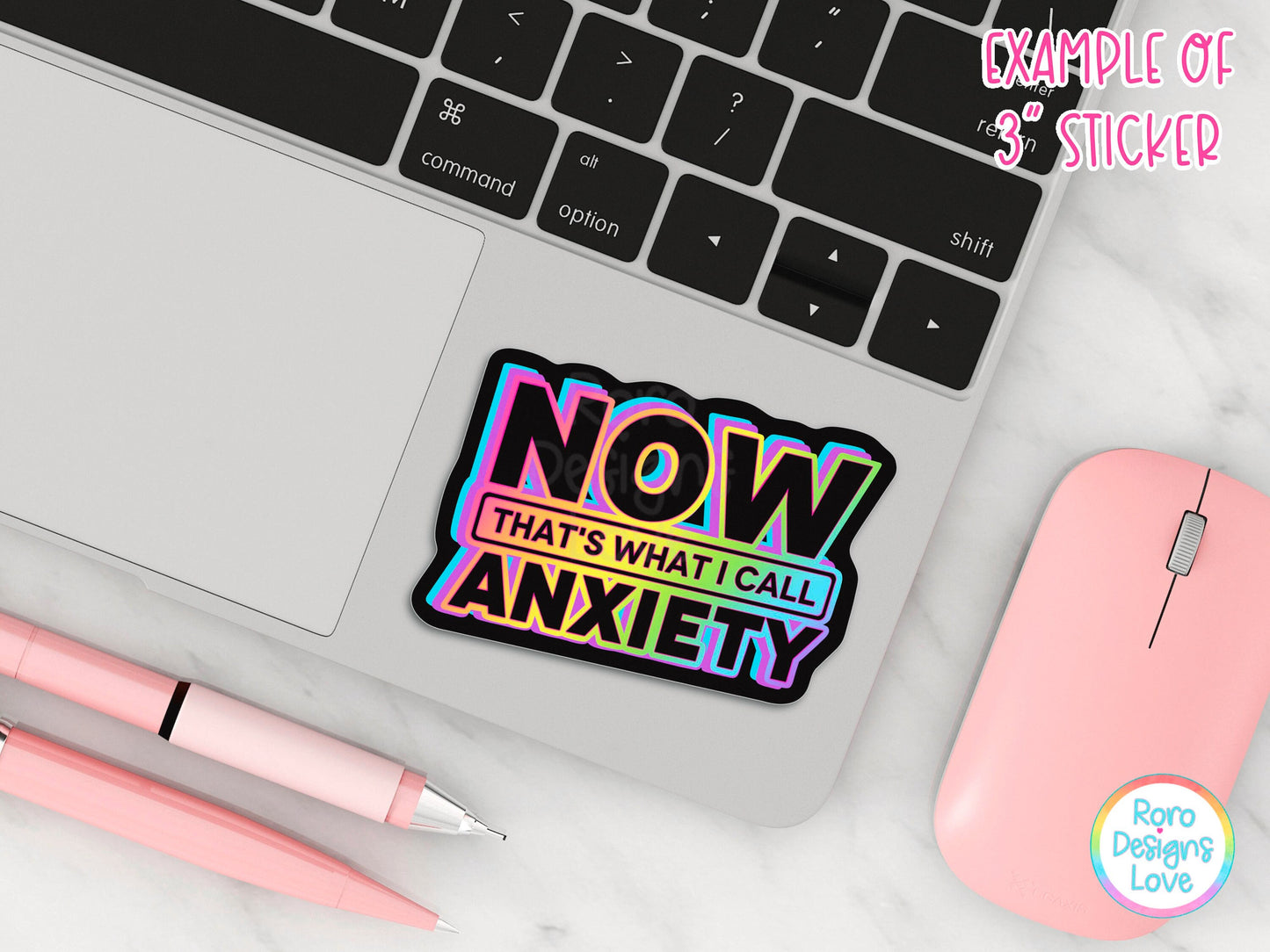 Now that's what I call anxiety sticker for laptop, geriatric millennial sticker, 90s Y2K journal stickers for planners, mental health matter