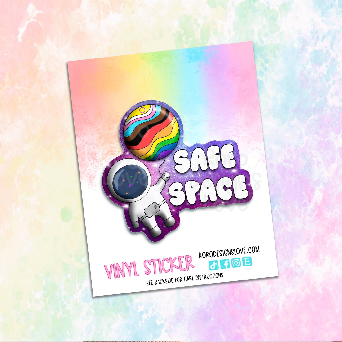 safe space sticker for laptop, Progress Pride flag sticker for water bottles, everyone is welcome here sticker for windows, LGBTQ gifts for